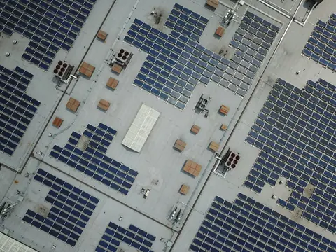 Factory Solar PV & Battery Storage — Reference images and concepts, not TOMIKAWA projects